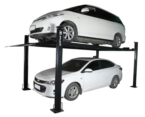 APlusLift HW-8S 8000LB 4-Post Portable Storage Service Car Lift