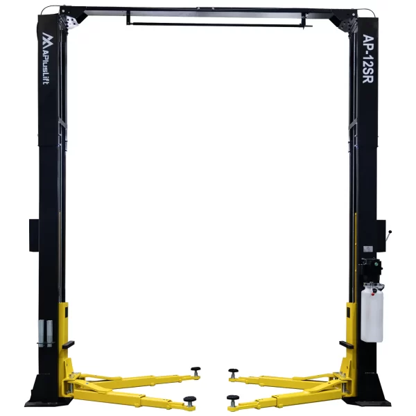 APlusLift 12,000LB 2-Post Overhead Single Release Direct Drive Car Lift with 3 Year Warranty – AP-12SR - Image 2